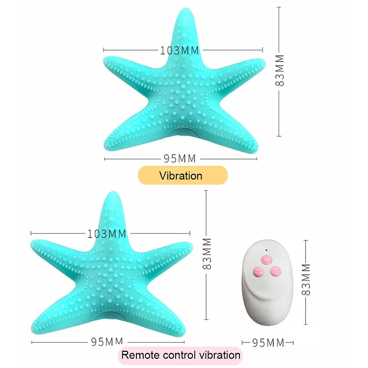 Starfish - Invisible Wearable Panties Vibrator Portable Clitoral Stimulator With Wireless Remote Control