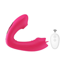 Load image into Gallery viewer, Female Masturbation Penis G-spot Vibrator Tongue Licker