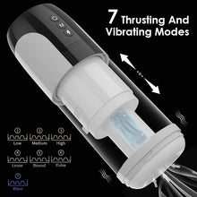 Load image into Gallery viewer, Automatic Telescopic Male Masturbator Thrusting Vibrator Masturbation Cup