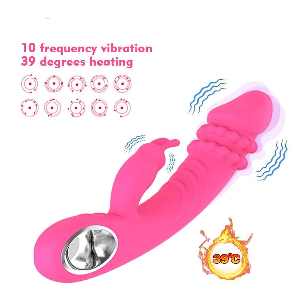 Heating Pearl Rabbit Vibrator