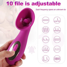 Load image into Gallery viewer, Sucking Tongue And Licking Vibrator For Women&#39;s Suction Vibrator For Going Out Remote Control Adult Sex Goods Strong Shock