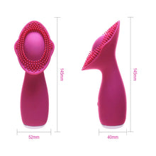 Load image into Gallery viewer, Massager Rose Red Silicone Av Stick, Fun Electric Adult Product Vibrator