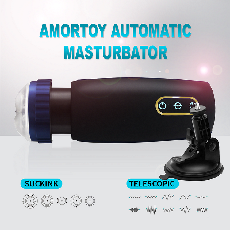 Hurricane Automatic Aircraft Cup Telescopic Clip Suction Male Masturbation Exercise