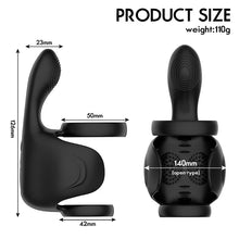 Load image into Gallery viewer, Men&#39;s Lock Ring Massager