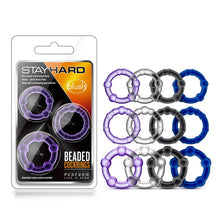 Load image into Gallery viewer, Erection Enhancing Beaded Cock Rings Set