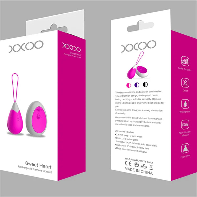 Wireless Remote Control Wearable Vibrator Vaginal Ball Vibrating Exercises