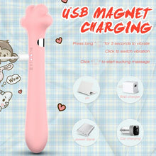 Load image into Gallery viewer, Cat Claw Dual Vibrator Magic Wand Massager